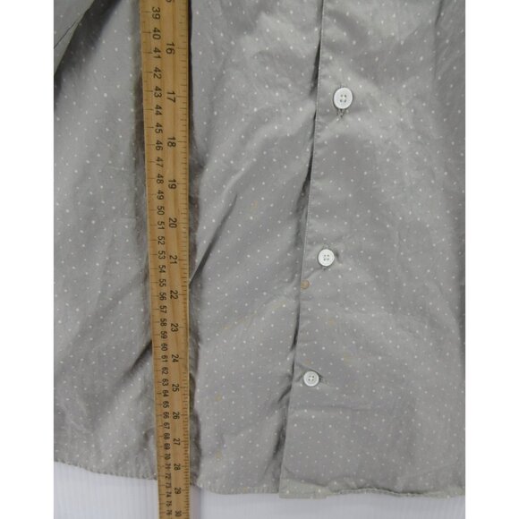 Nors e Projects Shirt Large Button Down Polka Dots Pocket Classic * - Picture 5 of 12